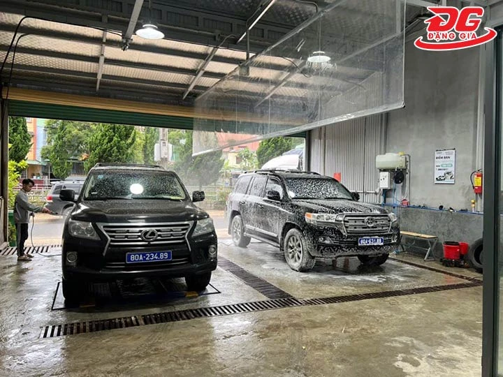 tiệm rửa xe ở Đà Lạt