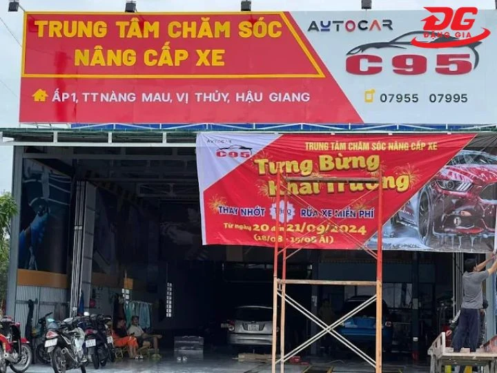 Tiệm rửa xe Hậu Giang C95