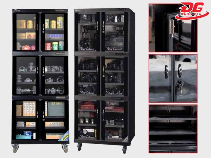 thiết kế của tủ chống ẩm Fujie DHC 800
