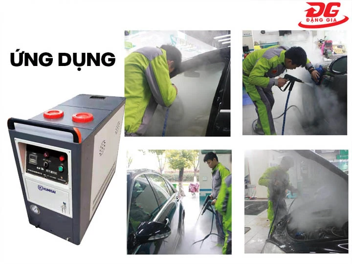 ứng dụng Máy rửa xe hơi nước nóng Kumisai KMS-32