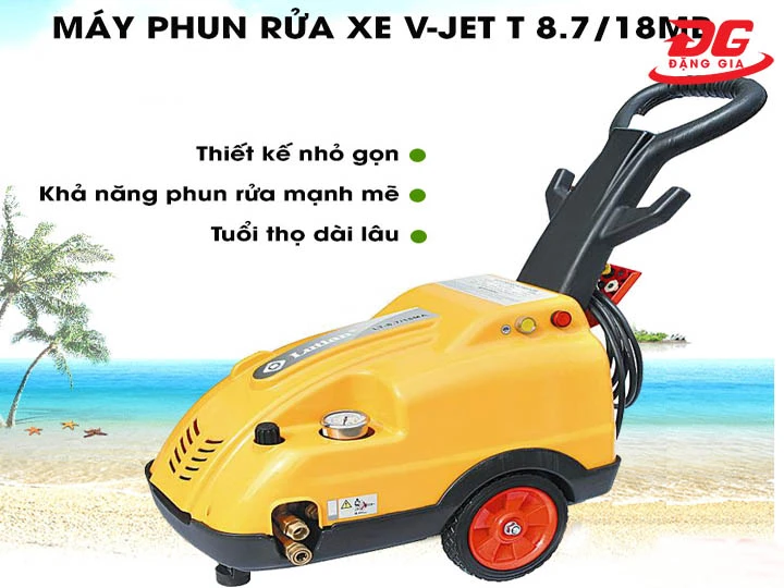 Máy phun rửa xe V-Jet T 8.7/18MB thiết kế đẹp