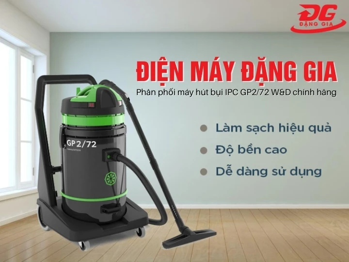 máy hút bụi khô ướt IPC GP2/72 W&D chính hãng