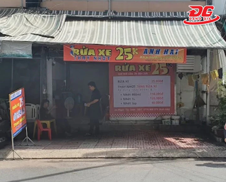 Rửa xe Anh Hai 25K