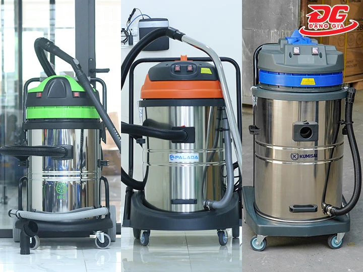 thiết kế của máy hút bụi công nghiệp 2 motor