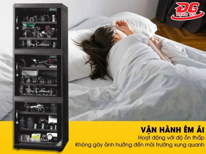 Tủ chống ẩm FujiE AD500 vận hành êm ái