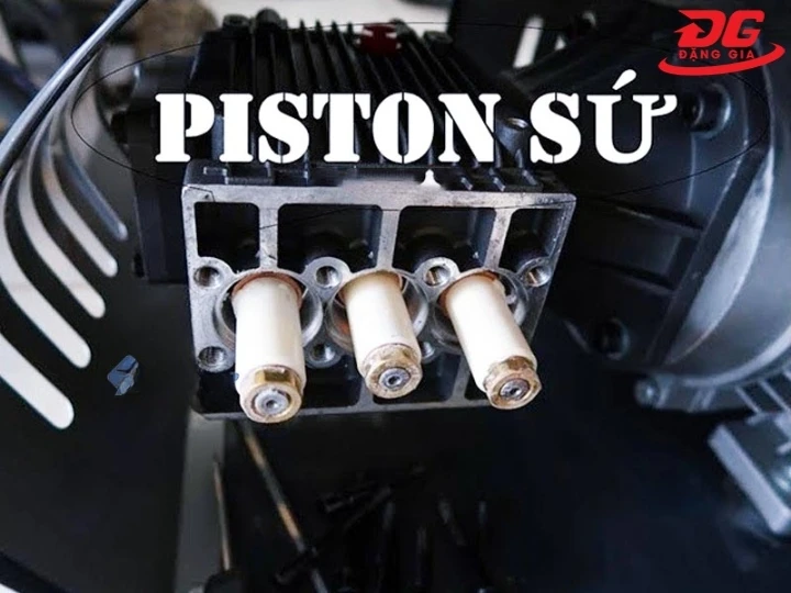 ứng dụng piston sứ máy rửa xe