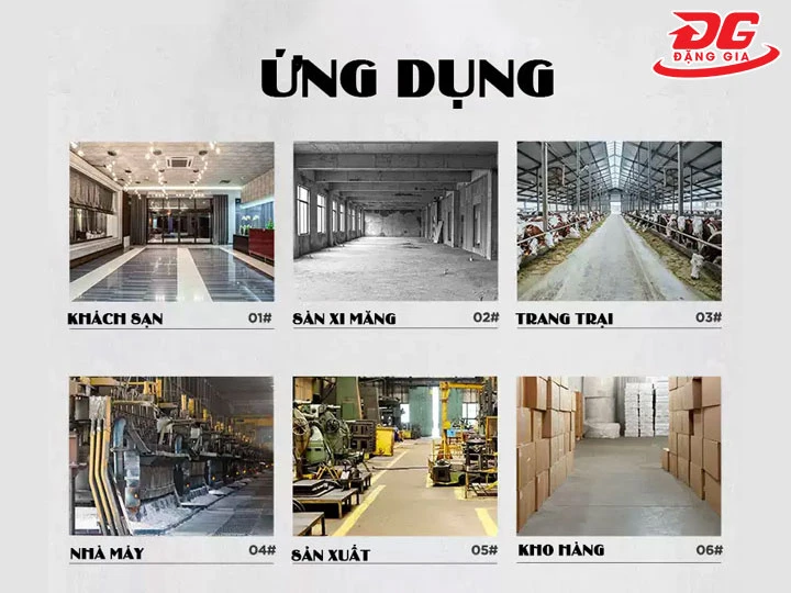 ứng dụng của máy hút bụi công nghiệp 2 motor