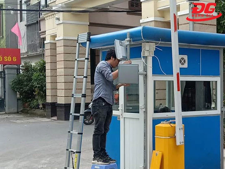 lưu ý khi lắp barie tự động là kiểm tra, test thử