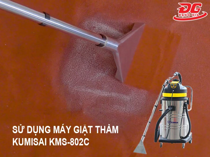 vận hành máy giặt thảm Kumisai KMS-802C