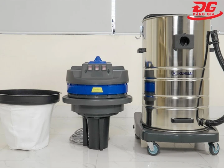 thùng chứa máy hút bụi công nghiệp 3 motor