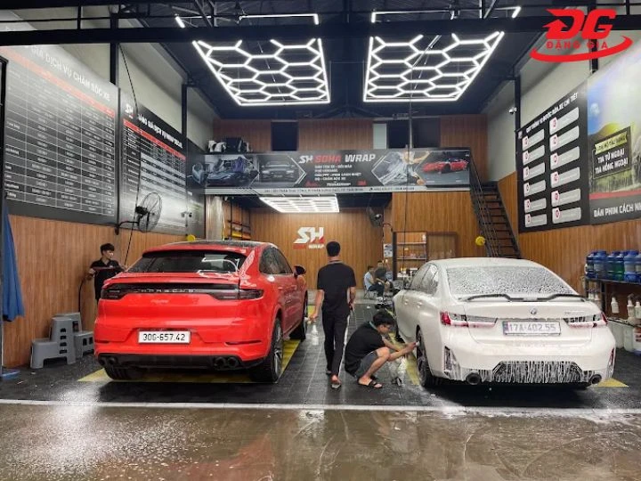 Tiệm rửa xe Thái Bình Quang Hải