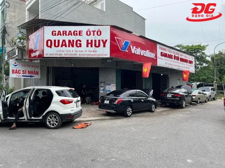 Tiệm rửa xe Thái Bình Quang Huy