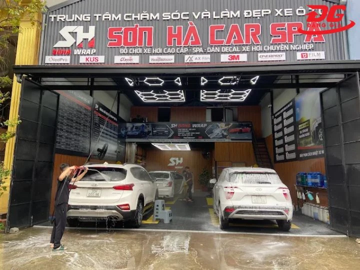 Tiệm rửa xe Thái Bình Sơn Hà Car Spa