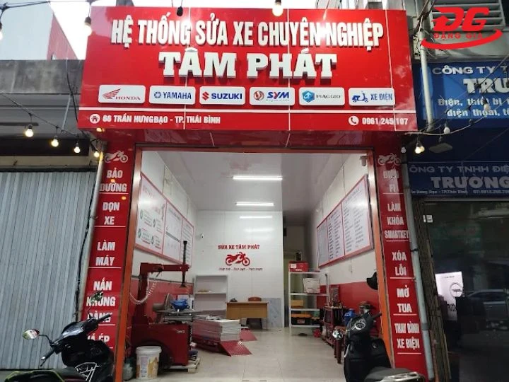 Tiệm rửa xe Thái Bình Tâm Phát