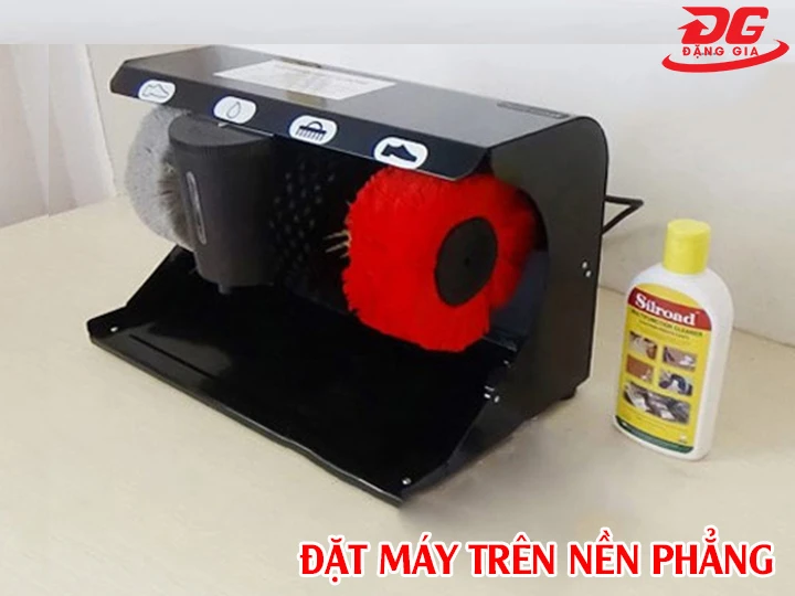 đặt máy trên nền phẳng