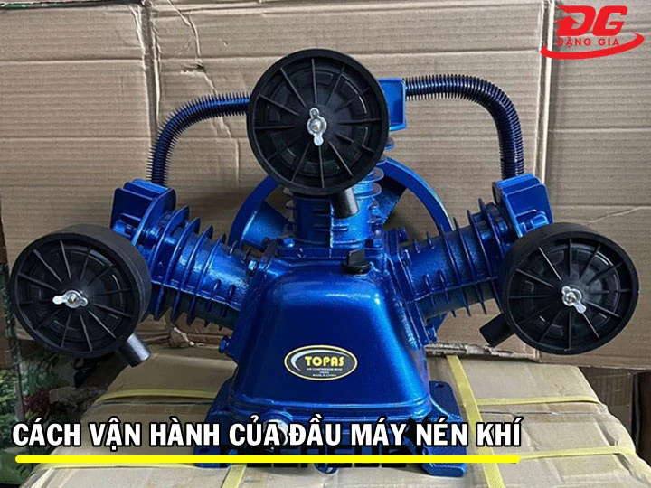 Phương thức hoạt động của đầu nén khí