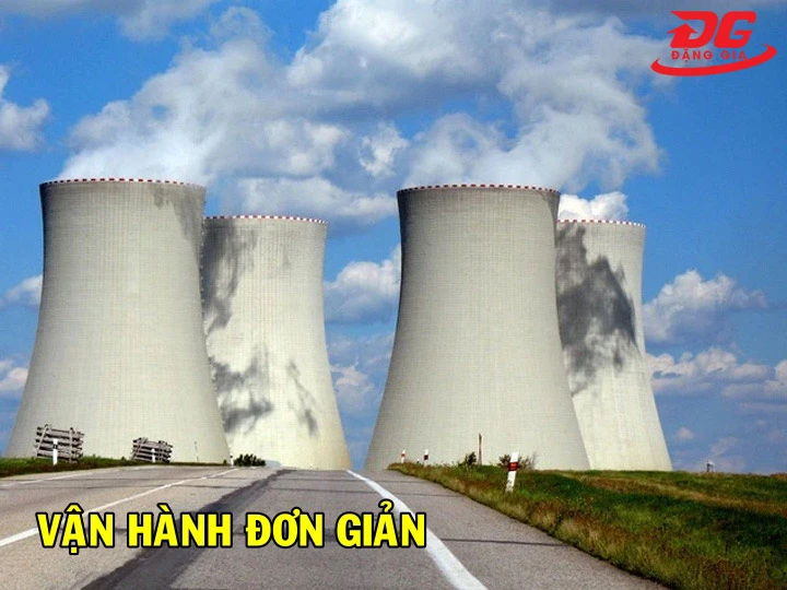 Tháp giải nhiệt đối lưu Vận hành đơn giản