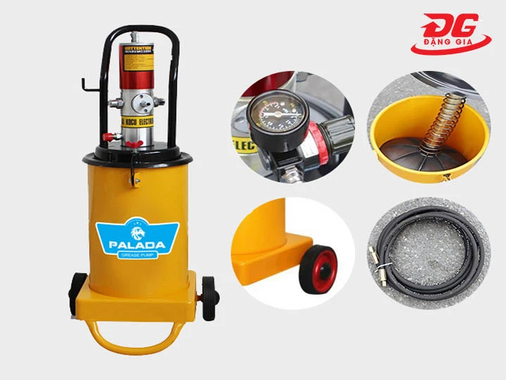 tính năng máy bơm mỡ khí nén Palada PD-3