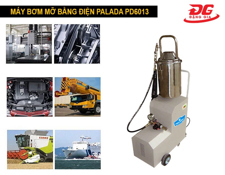 Ứng dụng Máy bơm mỡ bằng Palada PD6013