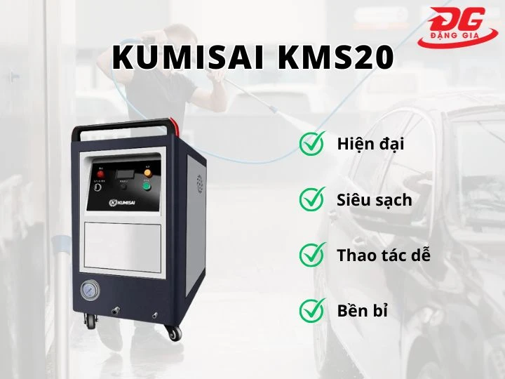 Ưu điểm của máy rửa xe Kumisai KMS20