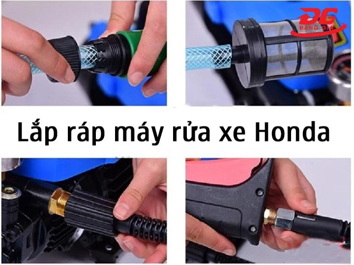 lắp ráp máy rửa xe Honda