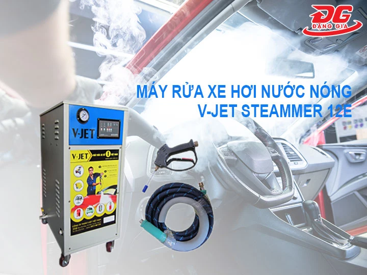 Máy rửa xe hơi nước nóng V-JET STEAMMER 12E