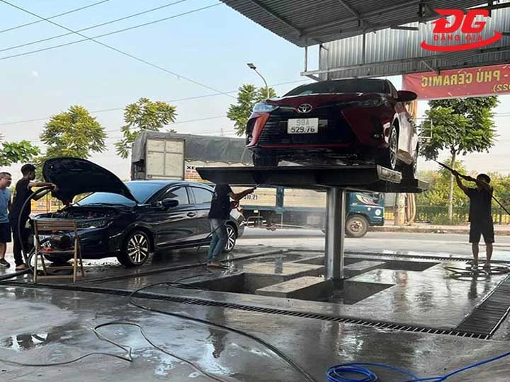 mức độ chuyên nghiệp rửa xe