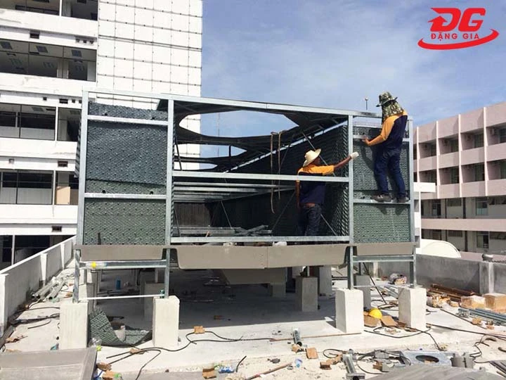 tháp giải nhiệt Spacco dễ lắp đặt