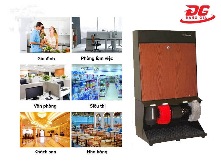 ứng dụng máy đánh giày Silroad CX-1105A