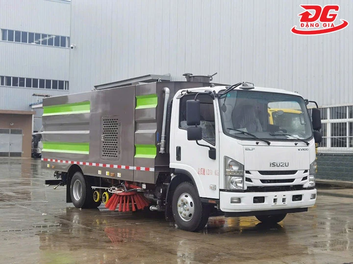 Xe quét rác hút bụi Isuzu 10 khối
