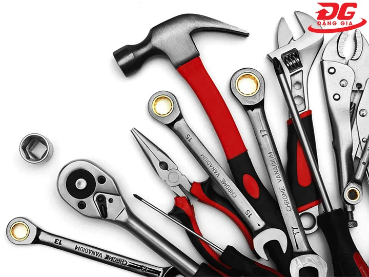 chuẩn bị đầy đủ dụng cụ