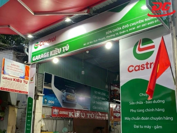 Garage rửa xe quận 4 Kiều Tú chuyên nghiệp, chu đáo