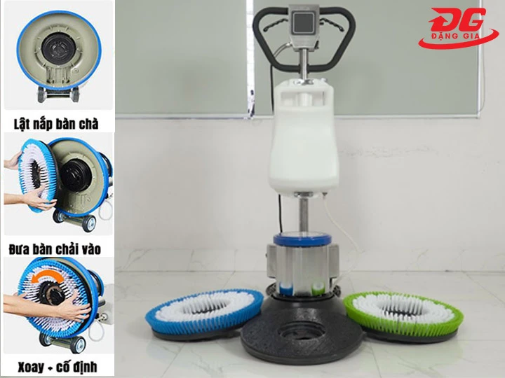 Lắp máy chà sàn Kungfu Clean KF88