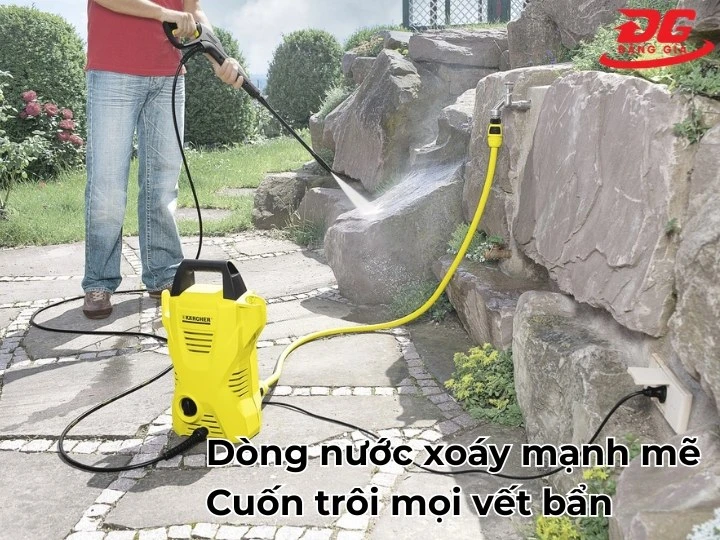Máy rửa xe Karcher K2 Compact Car đánh bay mọi vết bẩn cứng đầu