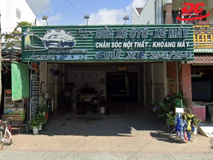 Tiệm rửa xe Tiền Giang Hoàng Vũ