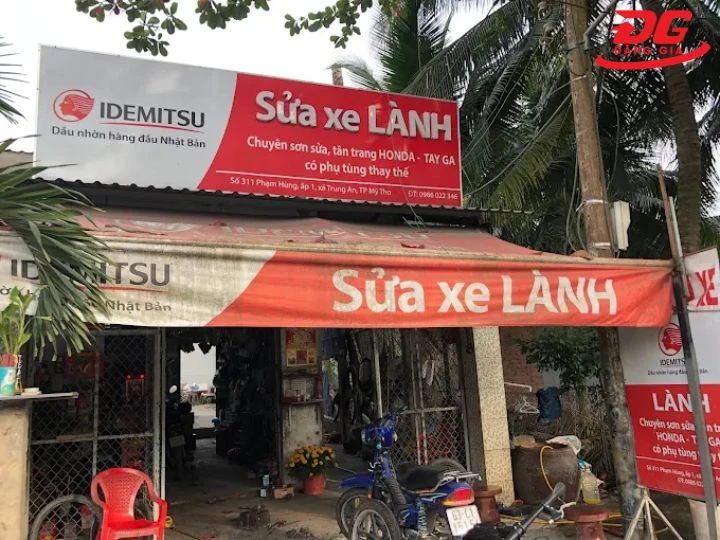 Tiệm rửa xe Tiền Giang Lành