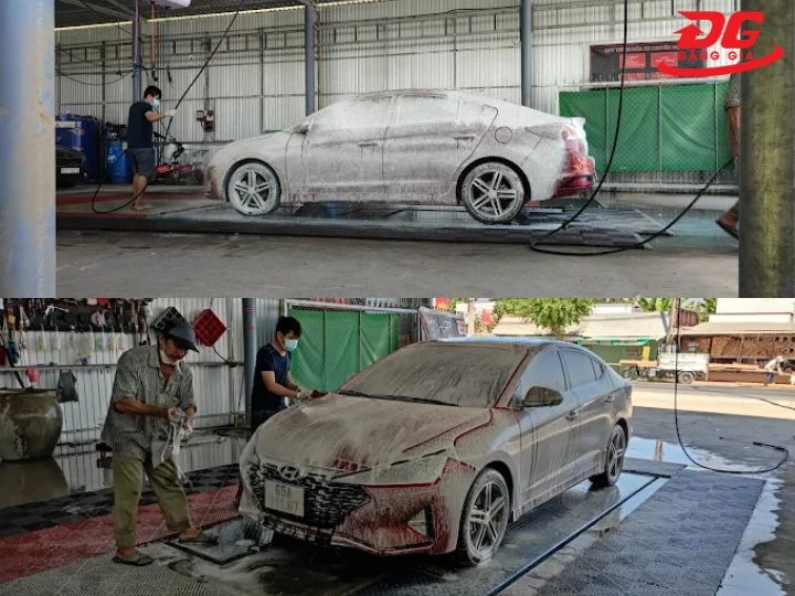 Tiệm rửa xe Tiền Giang Tài Nguyên