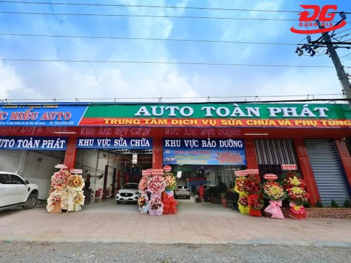 Tiệm rửa xe Tiền Giang Toàn Phát