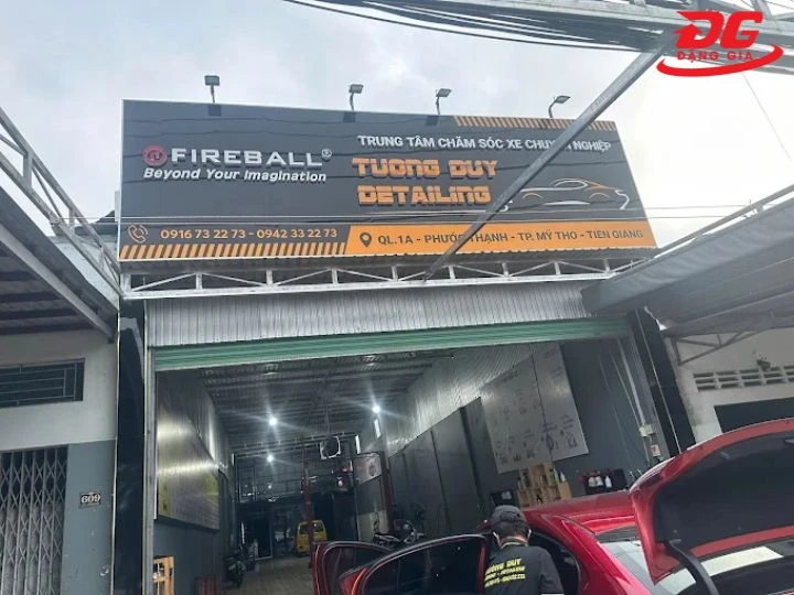 Tiệm rửa xe Tiền Giang Tường Duy