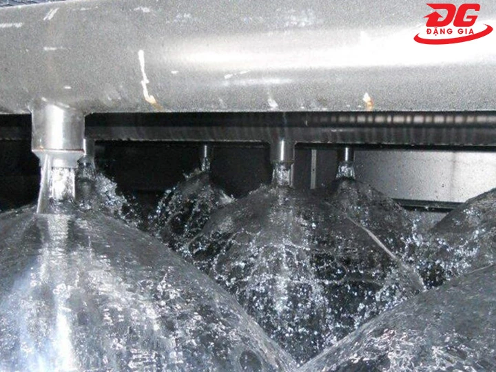 tái sử dụng nước nên không lãng phí