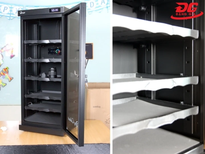 Tủ chống ẩm FujiE AD120 (120 lít) làm từ chất liệu cứng cáp, bền bỉ