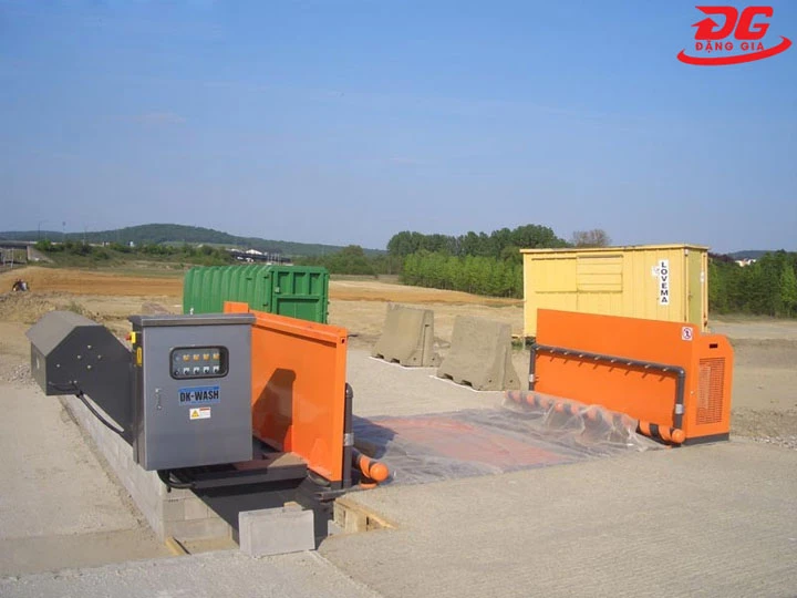 vận hành cầu rửa xe công trường