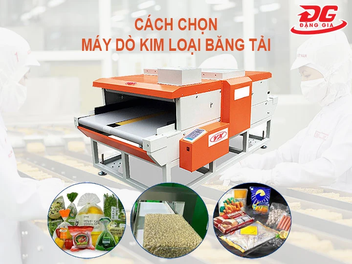 tips chọn Máy dò kim loại băng tải SK-630