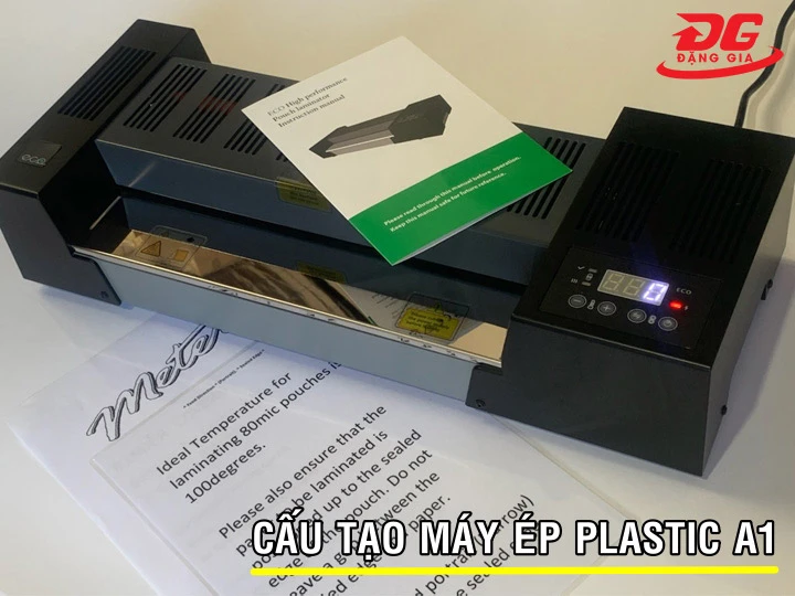 Cấu tạo chi tiết của máy ép plastic khổ A1