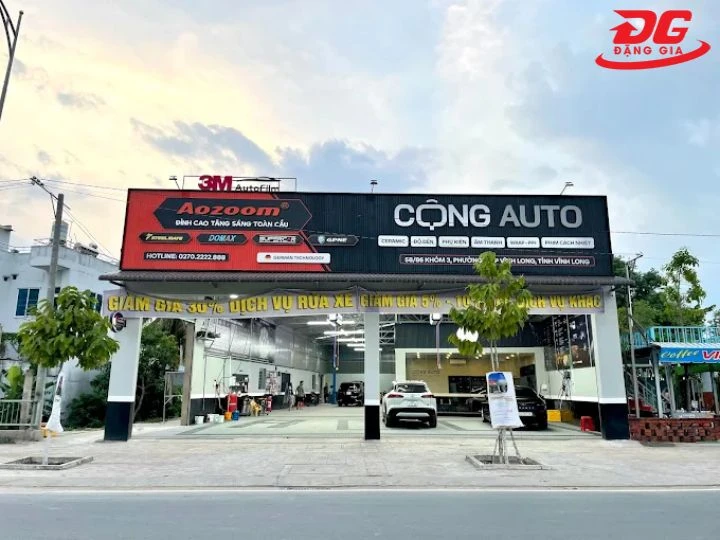 Tiệm rửa xe Vĩnh Long Cộng Auto