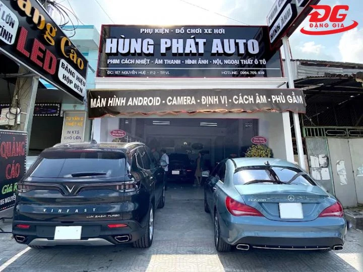 Tiệm rửa xe Vĩnh Long Hùng Phát