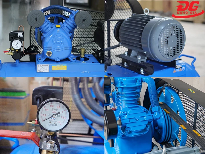 chi tiết cấu tạo máy nén khí Puma 8kg