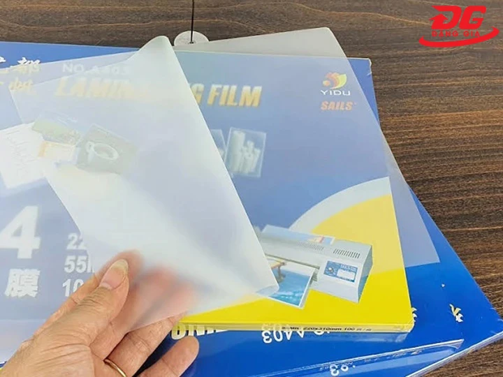 giấy ép Plastic cấu tạo 2 lớp