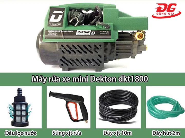 Máy rửa xe Dekton 1800W