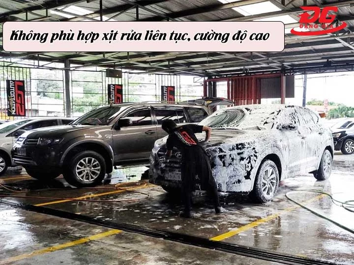 Hạn chế của máy rửa xe Dekton
